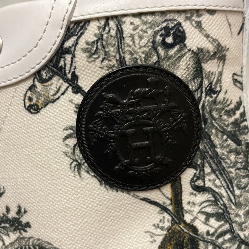 HERMES JIMMY SNEAKERS SIZE 38 - Picture 9 of 12